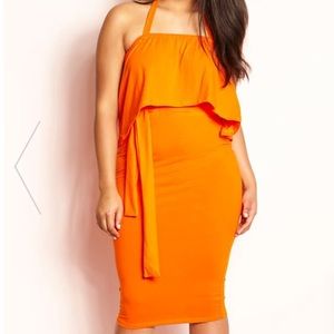 Orange two piece set